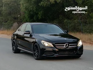  1 مرسيدس C300 فل اوبشن موديل2015 وارد بحاله ممتازه