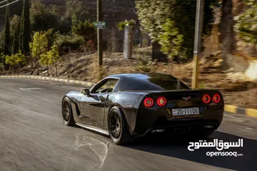 15 Corvette C6 2008 Ls3 Targa Top 500HP بحالة الوكالة