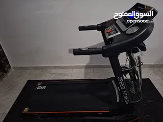 1 جهاز جري (تريدميل) speed fitness مستعمل بحالة ممتازة