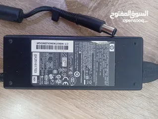  2 شاحن لابتوب HP أصلي 90 واط (Original) - حالة ممتازة جداً