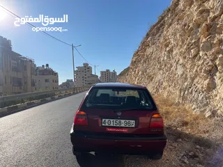  3 جولف MK3 موديل 1998 ماشية بس 105 الف محولة اوتومات بس عدة الغيار العادي كامل معها