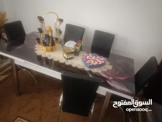  1 كنب مصري ثقيل أصلي مع طاوله وكراسيه