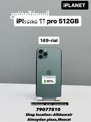  1 iPhone 11 Pro -512 GB - Greatest working piece , 91% Battery