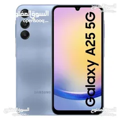  2 samsung galaxy A25 5G  جلاكسي كفالة 128G /  ايه  Bms 256G