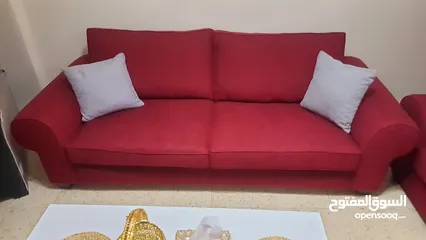  6 طقم كورنر ستايل أمريكي 7 مقاعد جلسة مريحة جداً بعمق 70_سم تفصيل من خشب السويد وأسفنج دانلوب