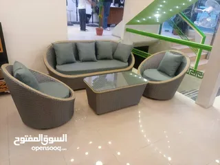  8 أحدث وأجمل اطقم رتان وخيزران واثاث المعدنيه والمرجيح ودكورات