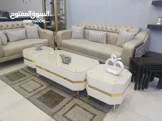  3 اطقم طربيزات جديد هاند ميد