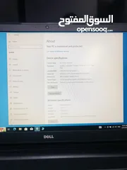  6 لابتوب ديل dell بحالة ممتازة core i7 استعمال خفيف