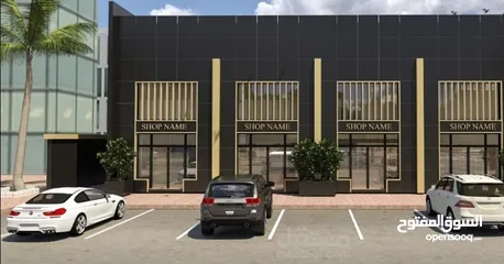  7 محلات مع سدة للايجار بسعر ممتاز