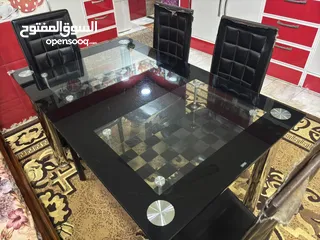  1 ميز طعام 4 كراسي