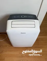  1 مكيف هايسنس متنقل حامي بارد يعمل بشكل ممتاز