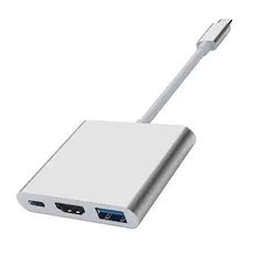  3 Converter 3 in 1 - Type-C to HDMI + USB + Type-C