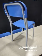  5 طاولات وكراسي لقاعات دراسية او اجتماعات