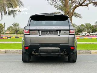  7 RANGE ROVER SPORT V6 MODEL 2016 GCC SUPERCHARGE