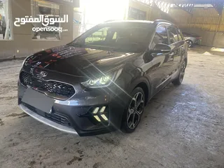  19 كيا نيرو فل الفل 2020 كيا نيرو 2020 تورنك بلس غرفه خمري فل كامل عدا فتحه جمرك جديد وارد كوريا