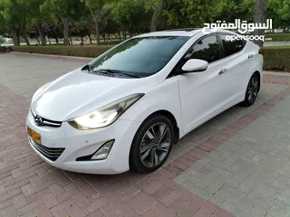  5 Elantra 2016 Full options GCC  فرصة.. النترا 2016 خليجي رقم 1 ممتازة