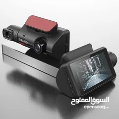 2 كاميرا داش للسيارات fhd امامب وخلفي جديد