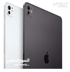  4 جديد وارد امريكي Ipad Pro 13 M4 مع القلم آبل الاصلي... WiFi and celluer 256 giga