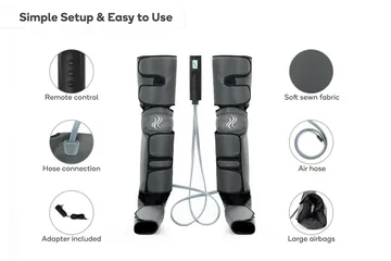  2 AIR COMPRESSION PNEUMATIC FULL    LEG MASSAGER  BELLA VITA