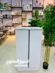  5 خزانة الأحذية الخشبية الاكثر طلبا والافخم دفتين 4 رفوف عملية باللون الابيض والبيج خشب ثقيل