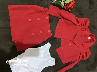  3 ملابس اطفال جديده