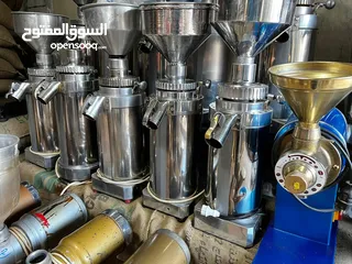  3 مطاحن قهوة أحجام مختلفة و أسعار مختلفة حجر 8 لحجر 15 واحد فاز وثلاثة فاز بحال الوكالة ماكنات وكالة