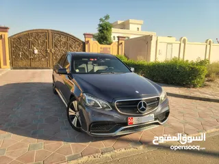  1 Mercedes مرسيدس E350 2016  كيت E63 سيارة شخصية نظيفة