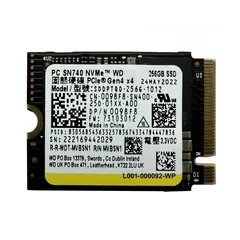  1 NVME SSD AVAILABLE 256 GB & 512 & 1TB