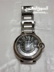  3 ساعة GALLERY أنيقة (تصميم كارتييه المميز) - زجاج ياقوت Sapphire