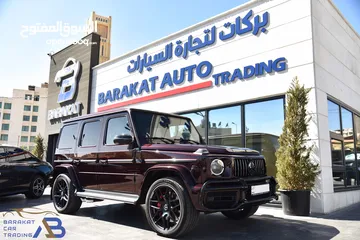  6 مرسيدس جي كلاسG63 AMG نايت بكج وارد وكفالةالوكالة 2023 Mercedes G63 AMG Night Package 4.0L V8 4MATIC