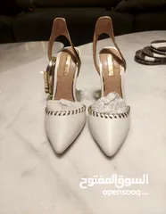  1 Miss KG White Heels From UK  حذاء بكعب أبيض Miss KG من إنجلترا