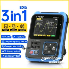  2 3-IN-1 Fnirsi DSO-TC3 Oscilloscope, Multitester and Wave Generator
