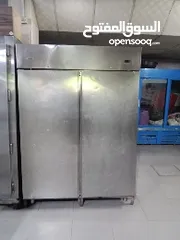  1 ثلاجة عرض ومشواة ستالس وثلاجة عرض