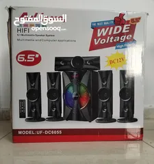  2 سماعات ailiang super sound صوت عالي جديد غير مستخدم الموقع تلاع العلي فيهم بلوتوث و Aux USB