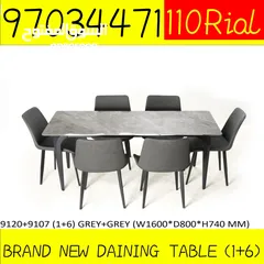  5 Brand new Daining table 1+6chair malaysia