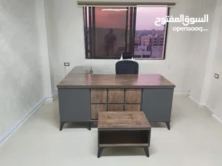  24 مكتب مدير مع جانبية ادراج وطاولة بسعر منافس والتوصيل مجاني داخل عمان