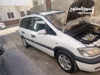  2 أوبل زافيرا 2002 محرك 18 حاله جيدة