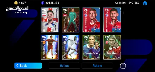  6 حساب بيس للبيع ريىتينق3130في 4600توكنزه و20مليون gp وست مدربين و500لاعب مربوط بكونامي فقط للجادين