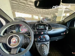  9 فيات 500e كهرباء للبيع موديل 2017 ممشى قليل بحالة ممتازة fiat 500e 2017