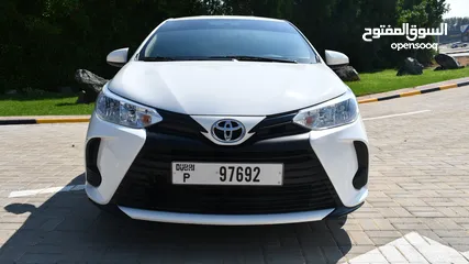  8 Available for Rent Toyota-Yaris-2022 (Monthly-2000 Dhs)