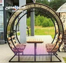  11 مراجيح ومداخل زهور قوسي