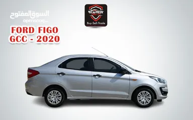  5 0% DP - LOW MILEAGE - FORD FIGO 1.6L V4 2020  - FIRST OWNER - ORIGINAL PAINT - GCC SPECS