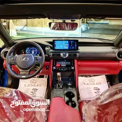  9 ماشاء الله  لكزس : IS F 350 الممشى : 7800 KM  الموديل 2022  اللون : ازرق طلبيه خاصه ، داخليه احمر .