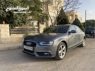  1 Audi A4 1.8 T 2015  فحص كااامل بحالة ممتازة وارد الوكالة الأردنية  فل اوبشن