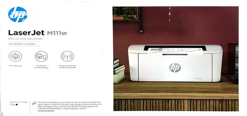  1 طابعة اتش بي ليزر LaserJet M111w WiFi