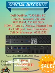  1 Dell OptiPlex 7050 mini pc còre i5 7th Gen