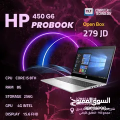 1 لابتوب اتش بي HP probook core i5 رام 16