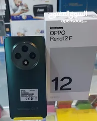  3 جهاز جديد بالكرتونة Oppo Reno 12F رام 16 جيجا 256 مكفول سنة متوفر توصيل