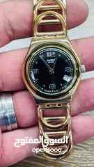  4 سواتش سويسري Swatch swiss الساعة بحالة الوكالة استعمال خفيف بدون علبة وكفالة شغالة 100‎%‎