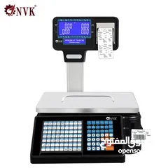  2 Digital Scale With Print Electronic Cash With Printer ميزان مع طابعة فواتير